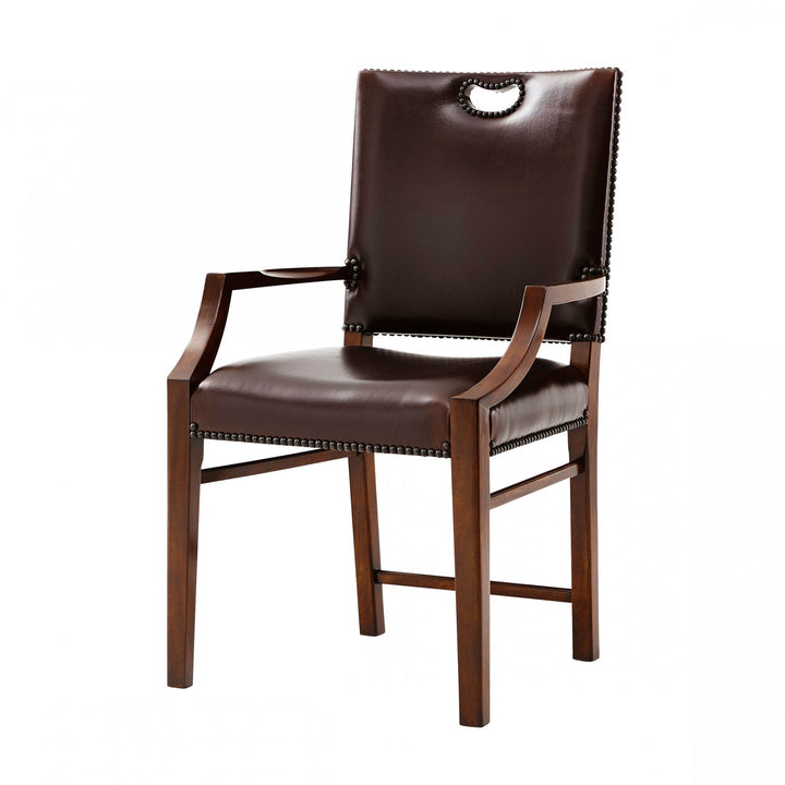 Tireless Campaign Armchair - Set of 2 - Theodore Alexander - AmericanHomeFurniture