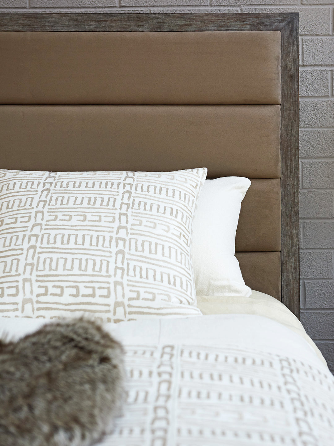 American Home Furniture | Lexington - Santana Gramercy Upholstered Headboard