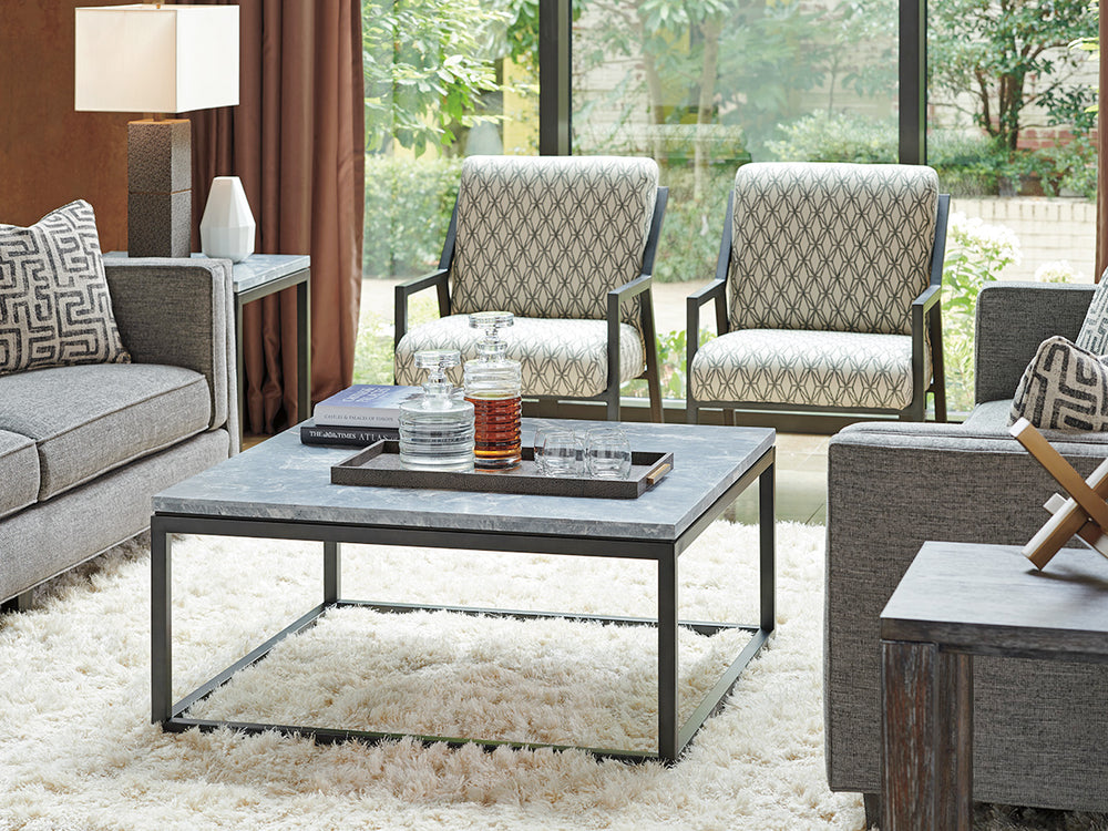 American Home Furniture | Lexington  - Santana Proximity Square Cocktail Table