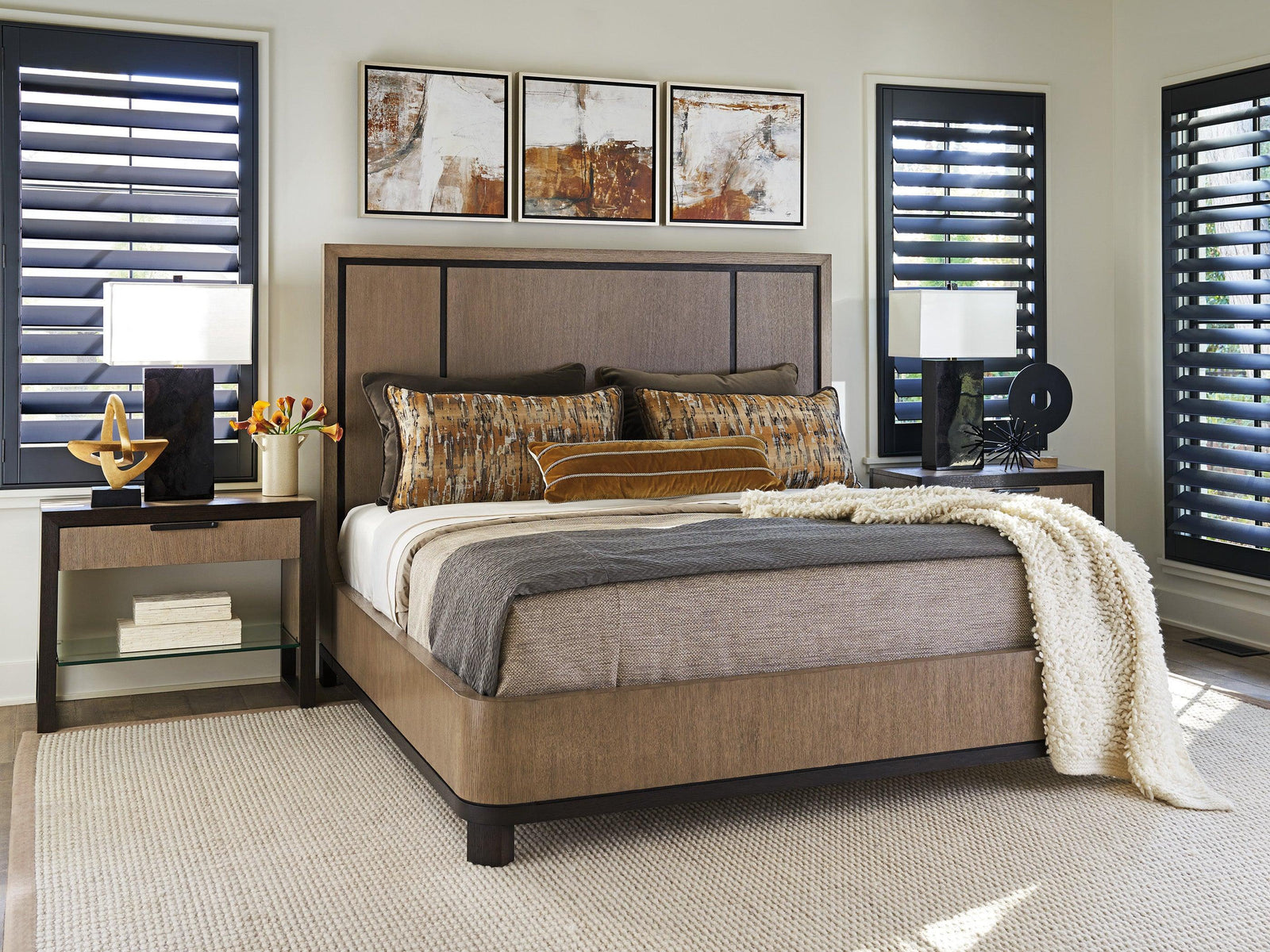 Lexington Zanzibar Cape Verde Panel Bed BEDS