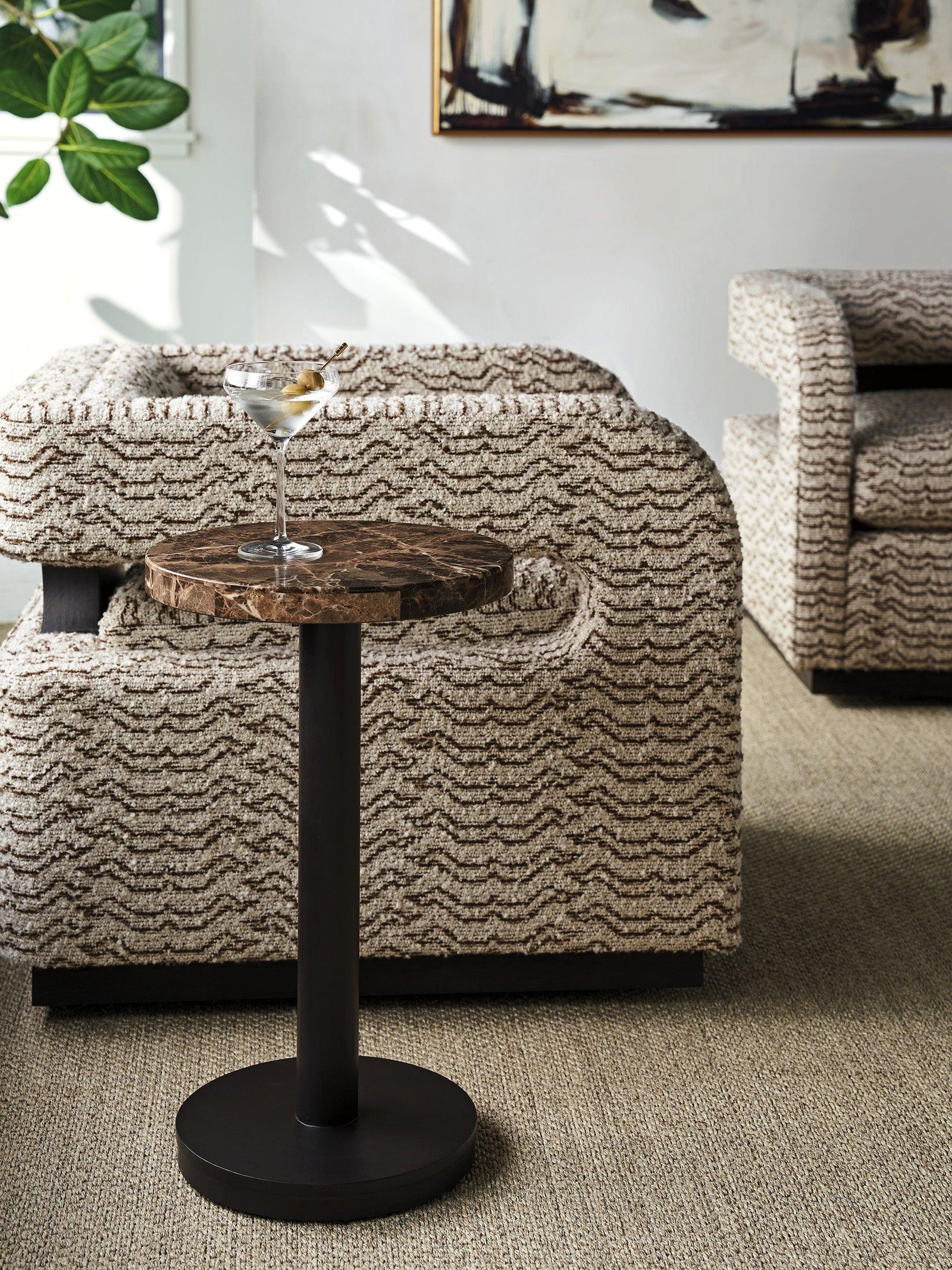 Lexington Zanzibar Kampala Round Accent Table ACCENT TABLES