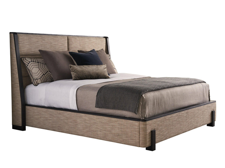 Zanzibar Barcelona Upholstered Bed - AmericanHomeFurniture