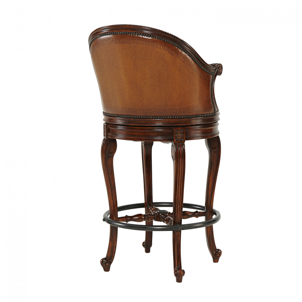 Evening at Ease Bar Stool - Theodore Alexander - AmericanHomeFurniture