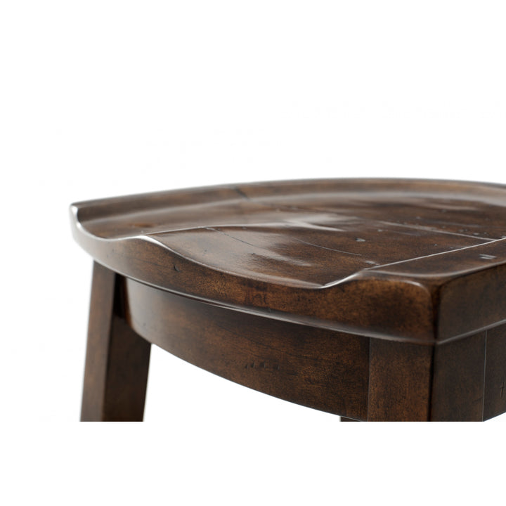 The English Inn Stool - Theodore Alexander - AmericanHomeFurniture