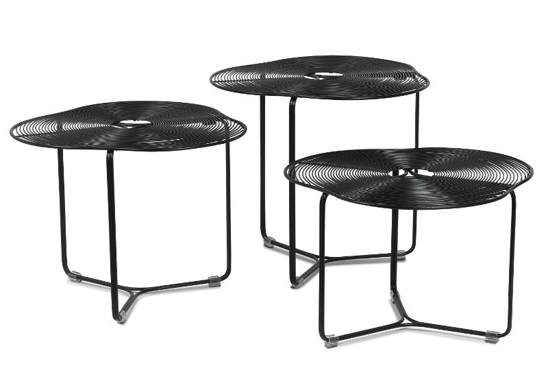 A Cote Cofee Table, Set/3, Black - Oggetti - AmericanHomeFurniture