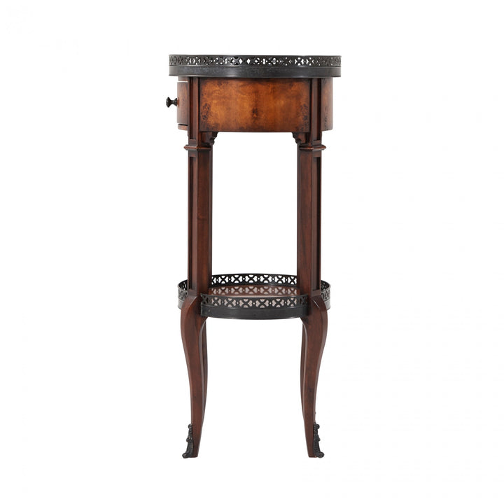 Delicate and Pierced Accent Table - Theodore Alexander - AmericanHomeFurniture