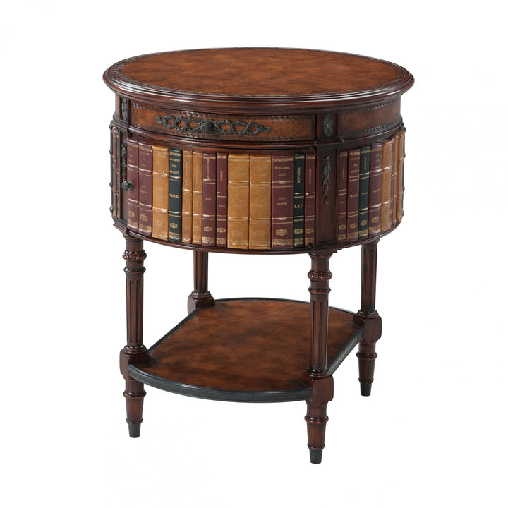 Louis XVI library Side Table - Theodore Alexander - AmericanHomeFurniture