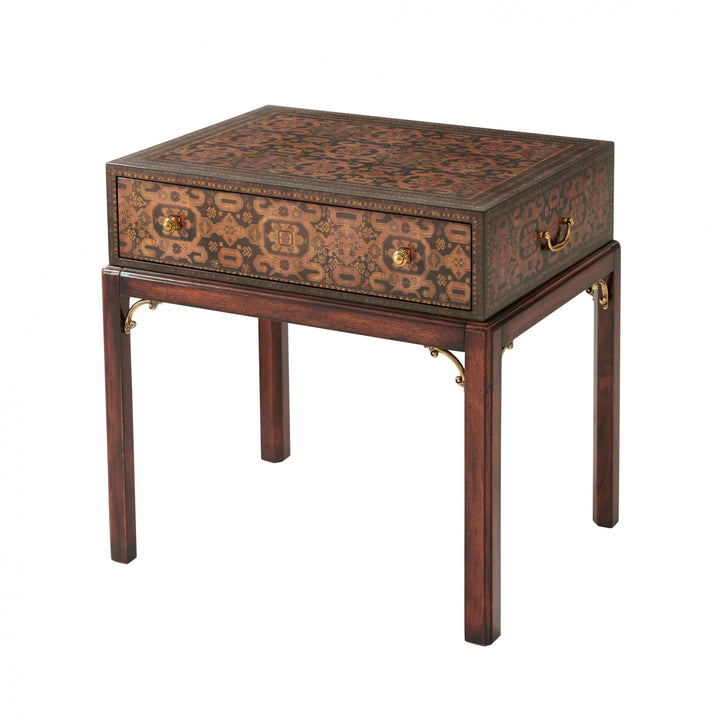 Hammadan Side Table - Theodore Alexander - AmericanHomeFurniture