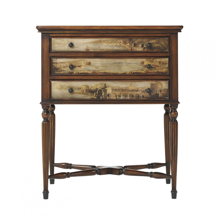 Arcadia Side Table - Theodore Alexander - AmericanHomeFurniture