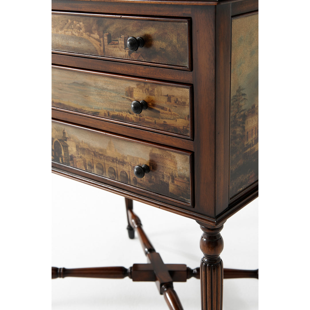 Arcadia Side Table - Theodore Alexander - AmericanHomeFurniture