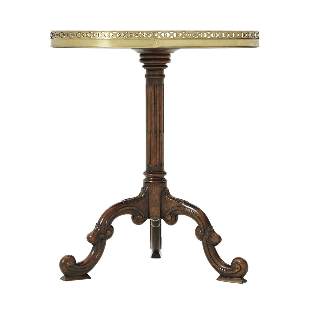 Radiating Parquetry Accent Table - Theodore Alexander - AmericanHomeFurniture