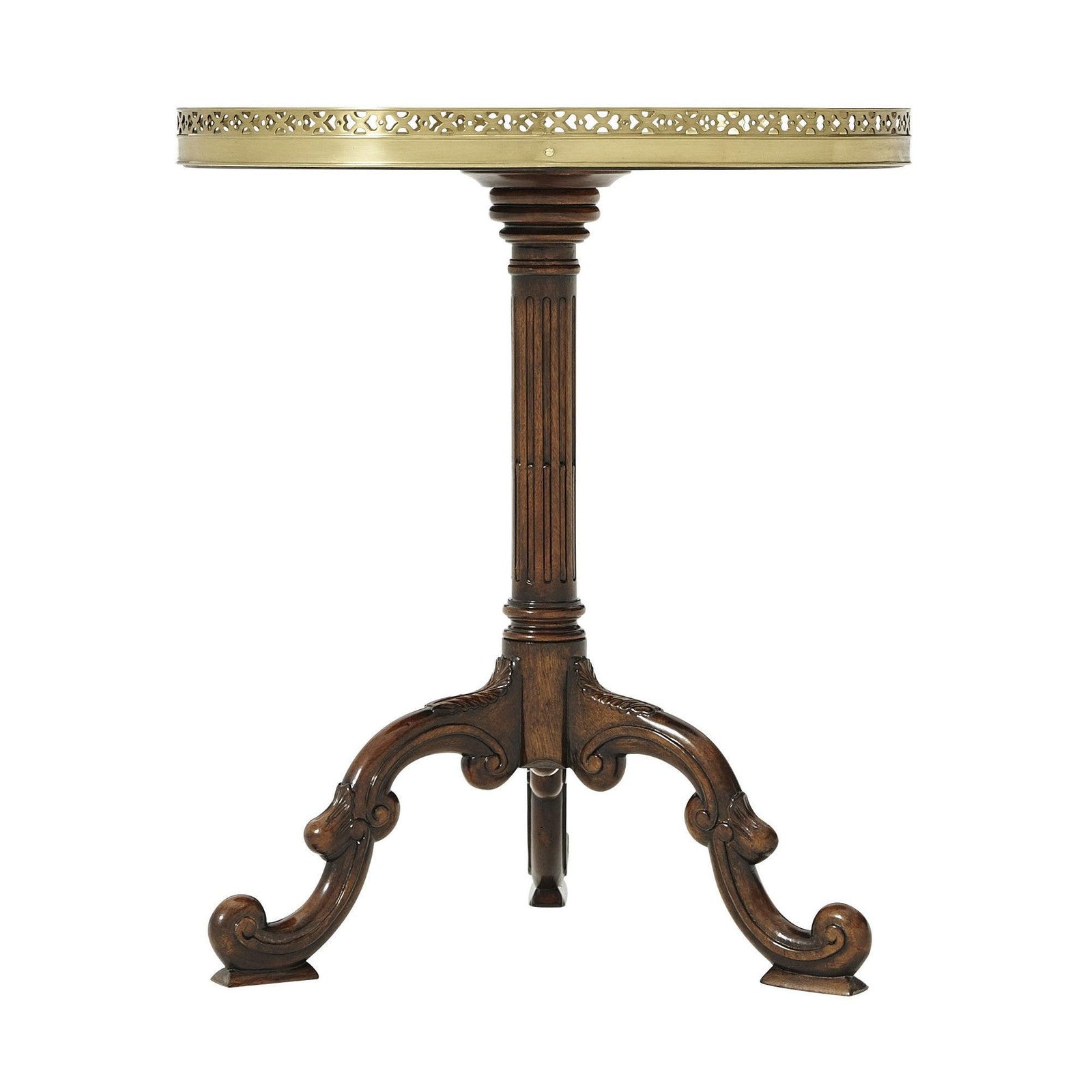 Theodore Alexander Radiating Parquetry Accent Table ACCENT TABLES