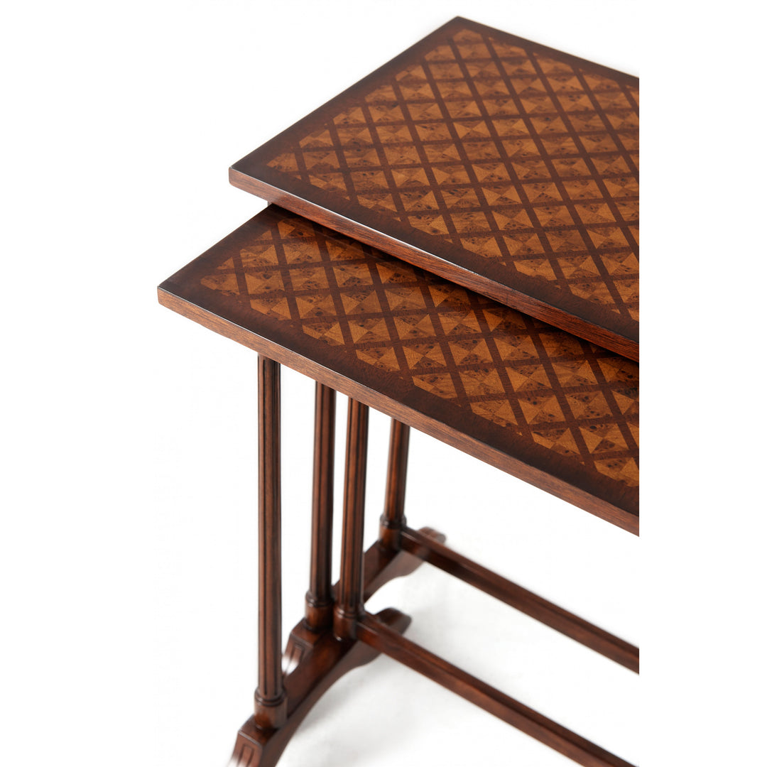 Parquetry Nest of Table