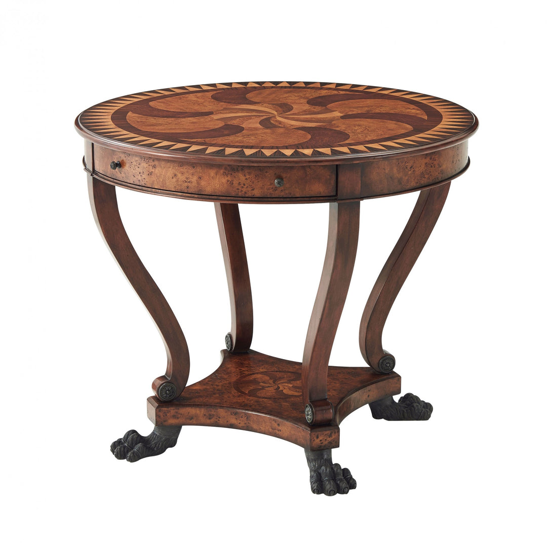 Swirling Teardrops Centre Table - Theodore Alexander - AmericanHomeFurniture