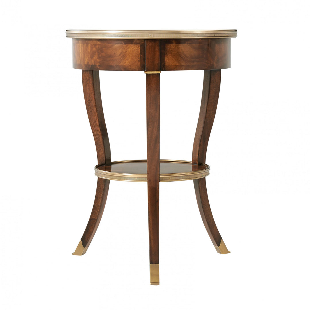 Around in Circles Side Table - Theodore Alexander - AmericanHomeFurniture