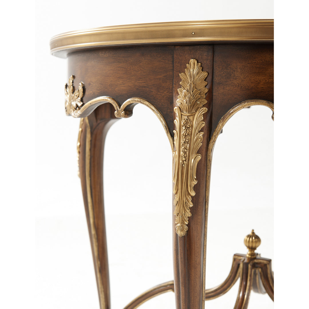 Slender Elegance Side Table - Theodore Alexander - AmericanHomeFurniture