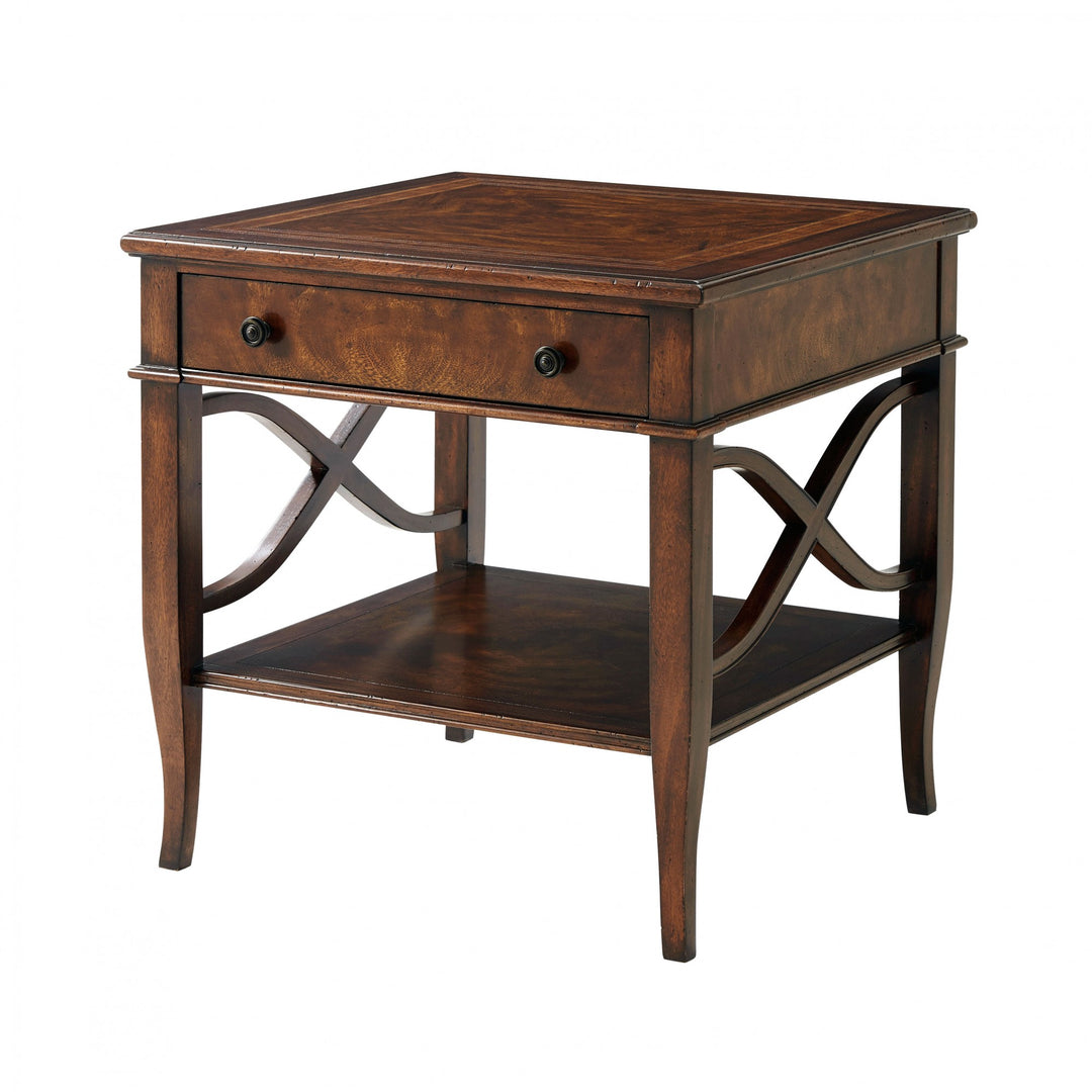 Saint-Simon Side Table - Theodore Alexander - AmericanHomeFurniture