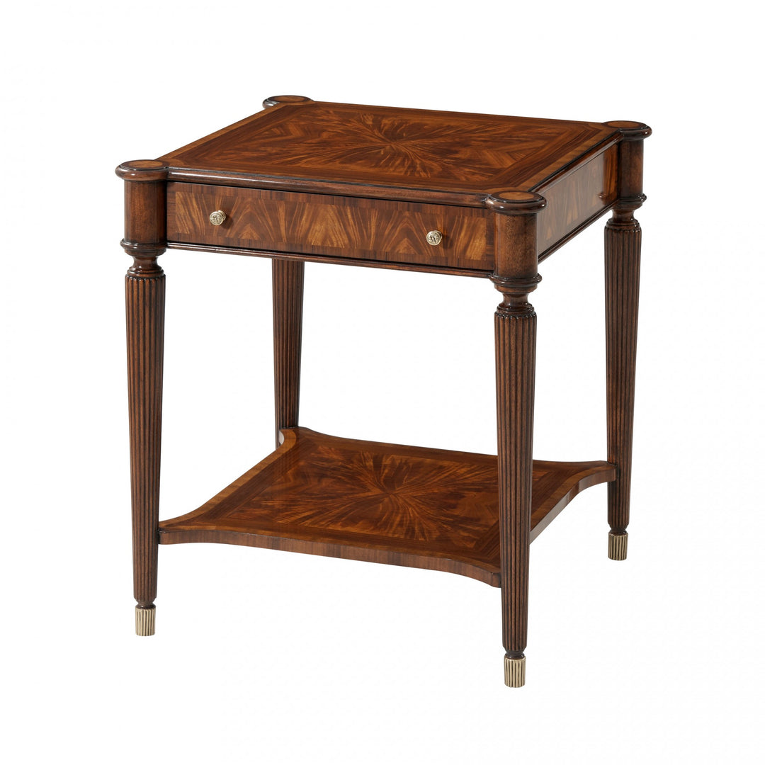 Yorke Side Table - Theodore Alexander - AmericanHomeFurniture