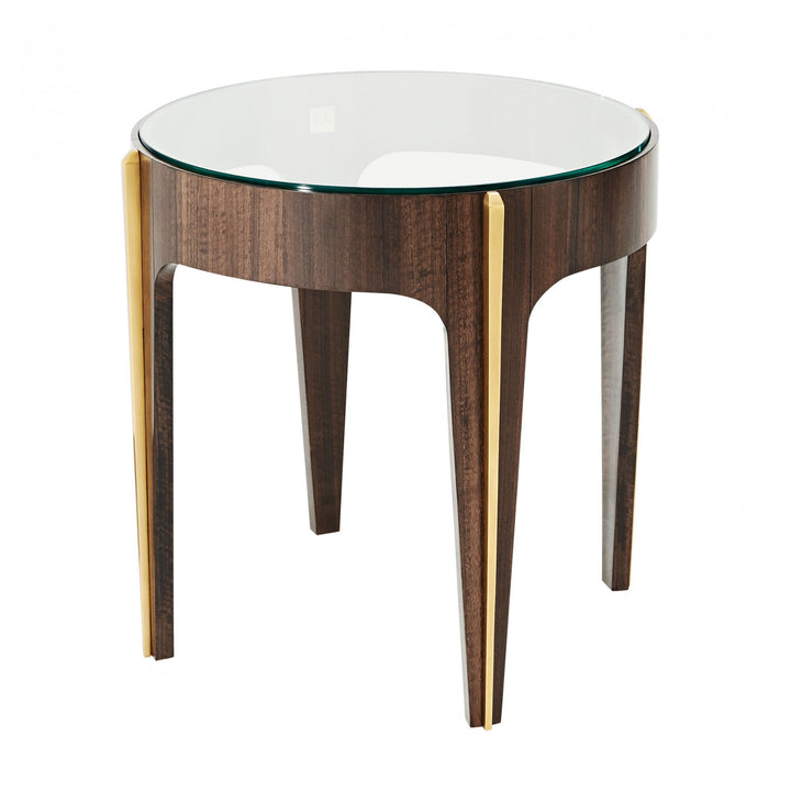 Bold Side Table - Theodore Alexander - AmericanHomeFurniture