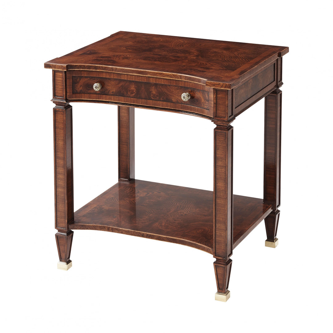 The College Side Table - Theodore Alexander - AmericanHomeFurniture