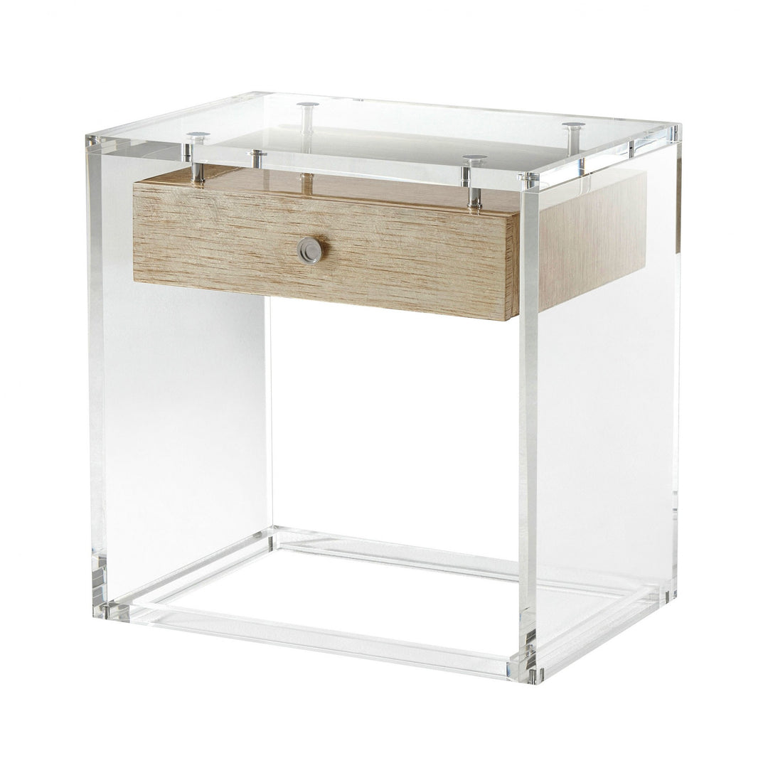 Generation (Silver Fall) Side Table - Theodore Alexander - AmericanHomeFurniture