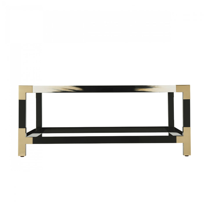 Cutting Edge Squared Cocktail Table - Theodore Alexander - AmericanHomeFurniture