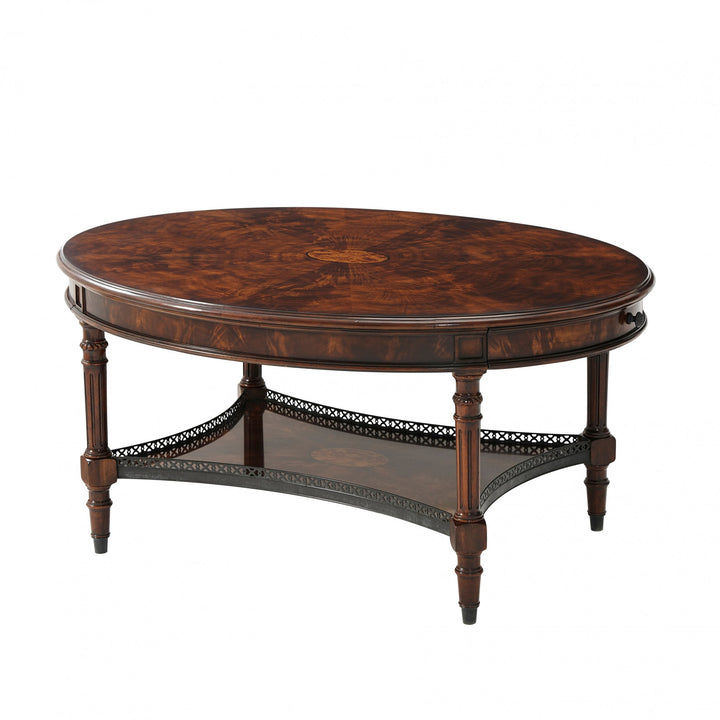 The Galleried Cocktail Table - Theodore Alexander - AmericanHomeFurniture