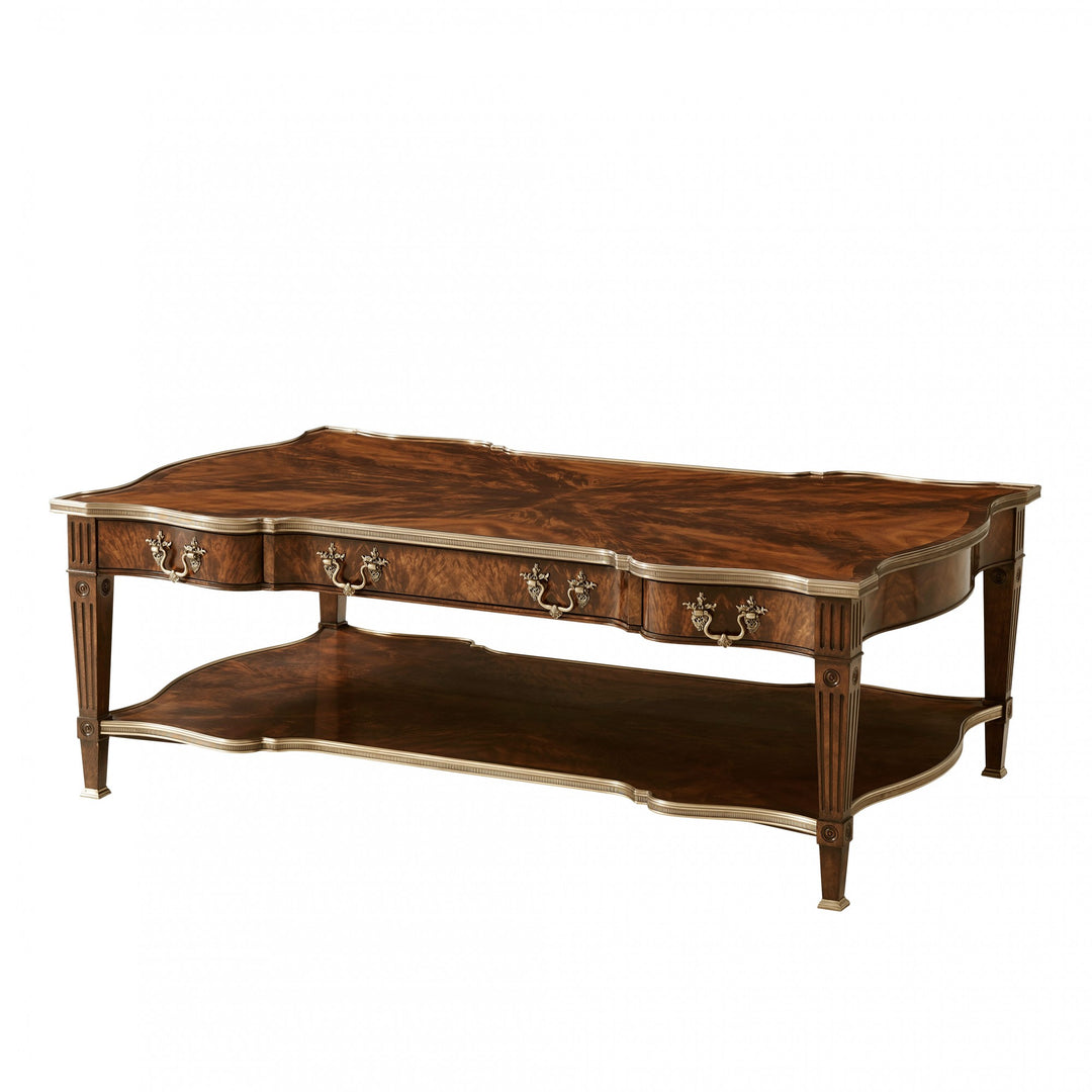 Regal Cocktail Table - Theodore Alexander - AmericanHomeFurniture