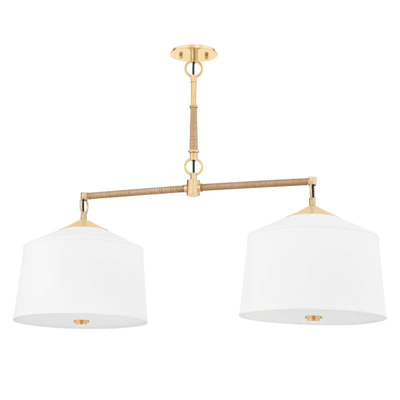 Hudson Valley Lighting White Plains 2 Light Island PENDANT LIGHTING