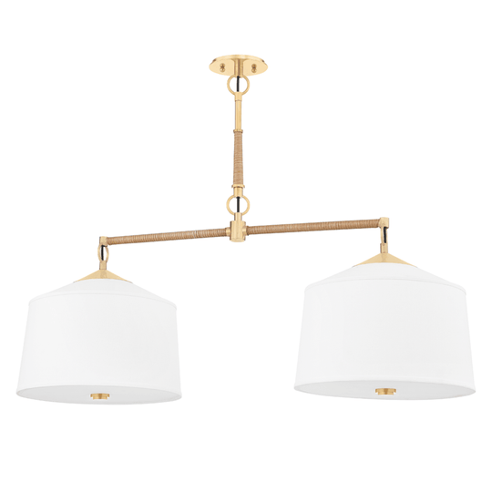 Hudson Valley Lighting White Plains 2 Light Island PENDANT LIGHTING