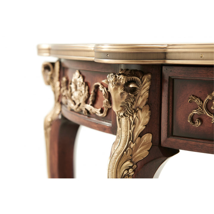 Ram's Head Console Table - Theodore Alexander - AmericanHomeFurniture