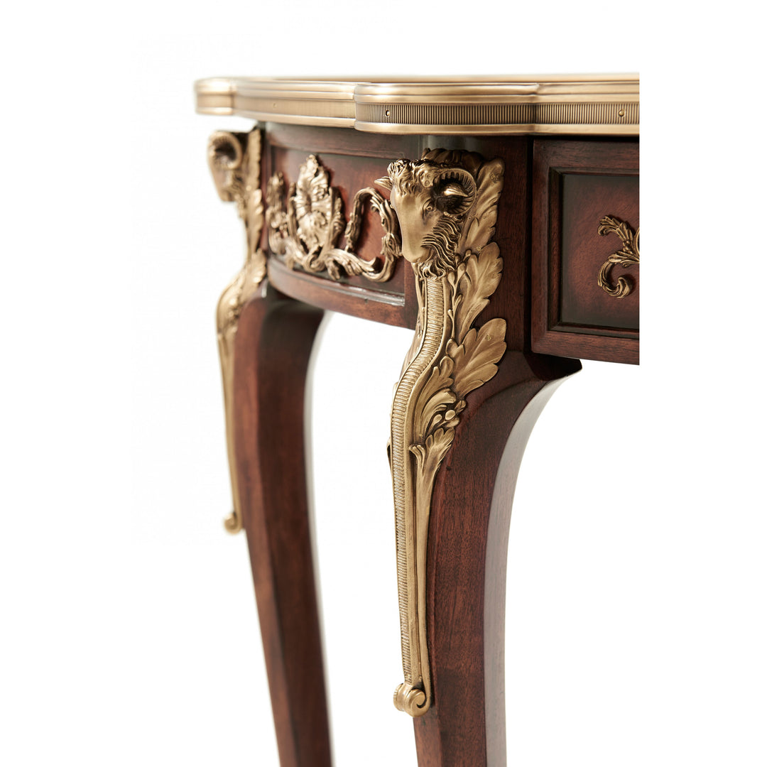 Ram's Head Console Table - Theodore Alexander - AmericanHomeFurniture