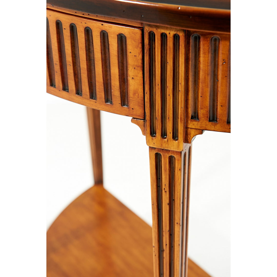 The Provincial Bowed Console Table - Theodore Alexander - AmericanHomeFurniture