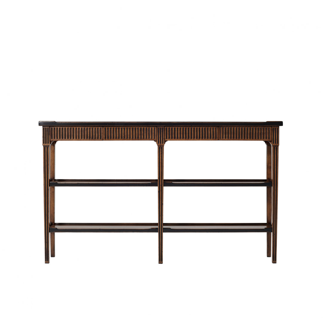 The Provencale Honey Console Table - Theodore Alexander - AmericanHomeFurniture