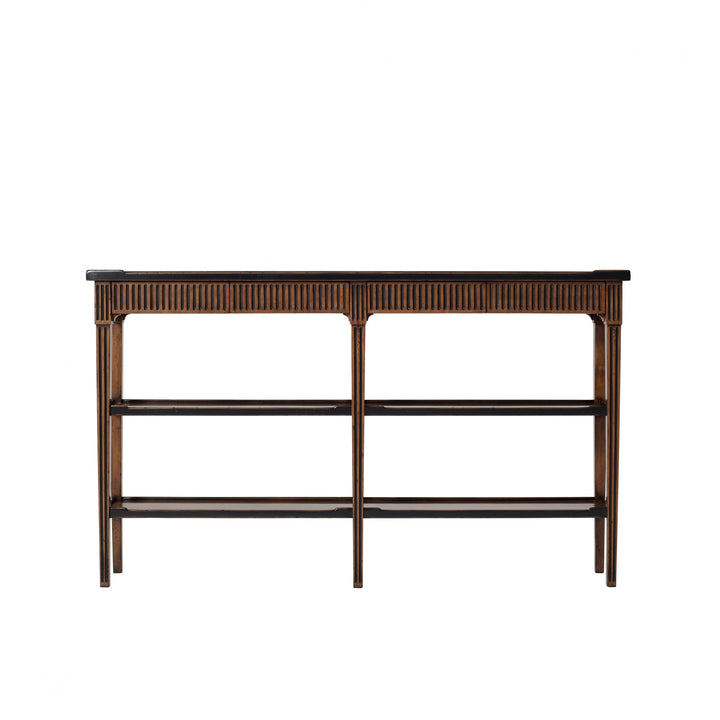 The Provencale Honey Console Table - Theodore Alexander - AmericanHomeFurniture