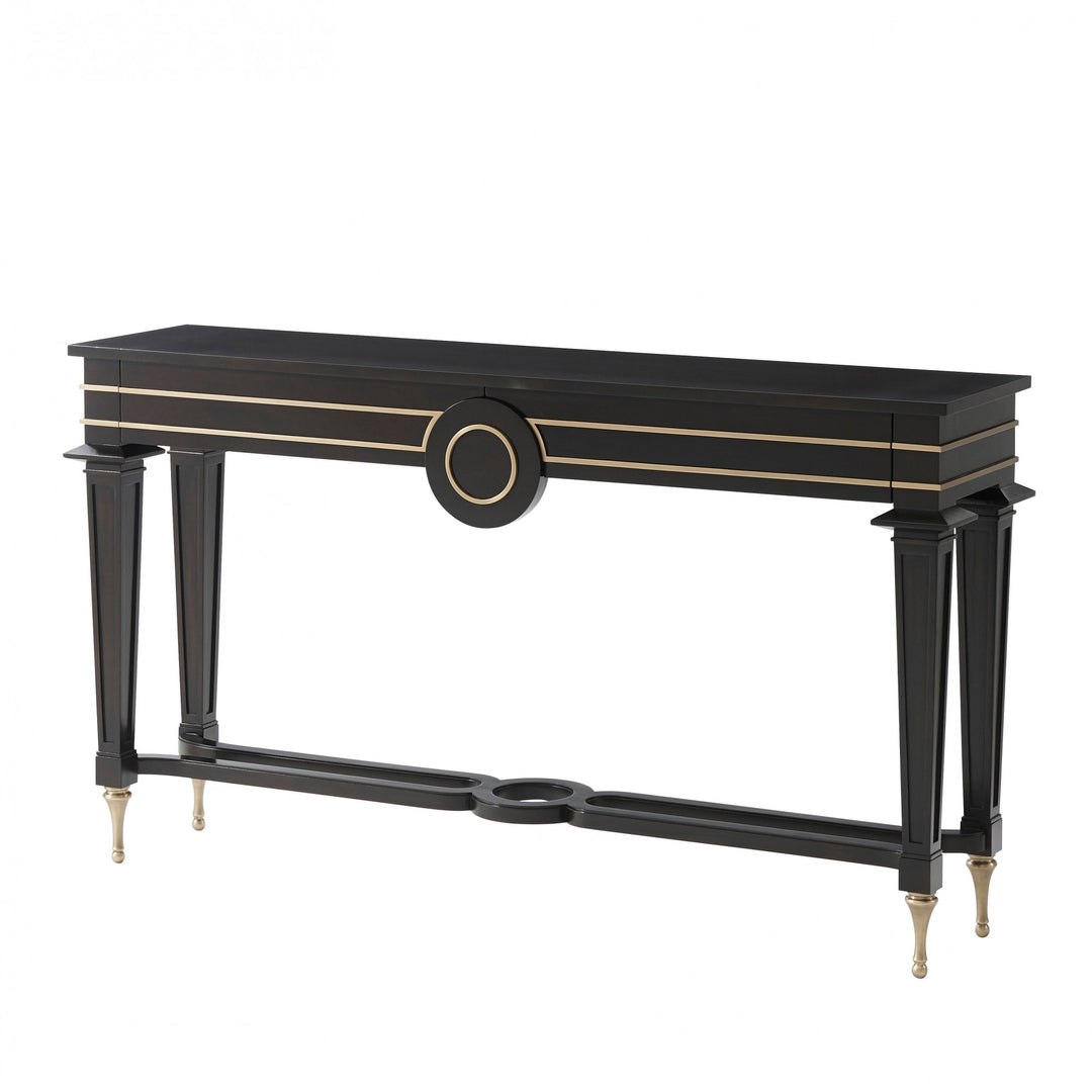 Mid Century Console Table - Theodore Alexander - AmericanHomeFurniture