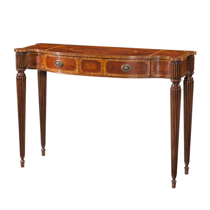 The Georgian Cabinetmaker Console Table - Theodore Alexander - AmericanHomeFurniture