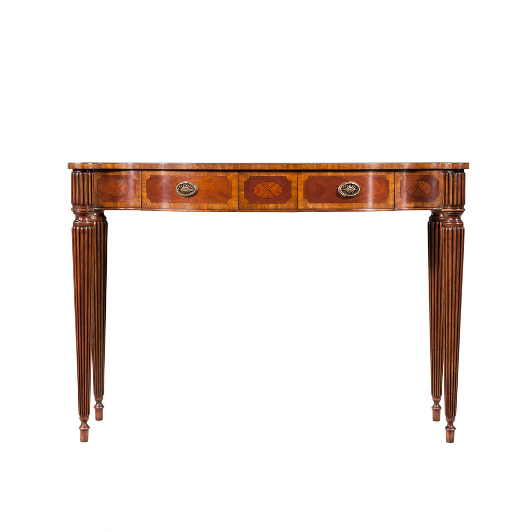 The Georgian Cabinetmaker Console Table - Theodore Alexander - AmericanHomeFurniture