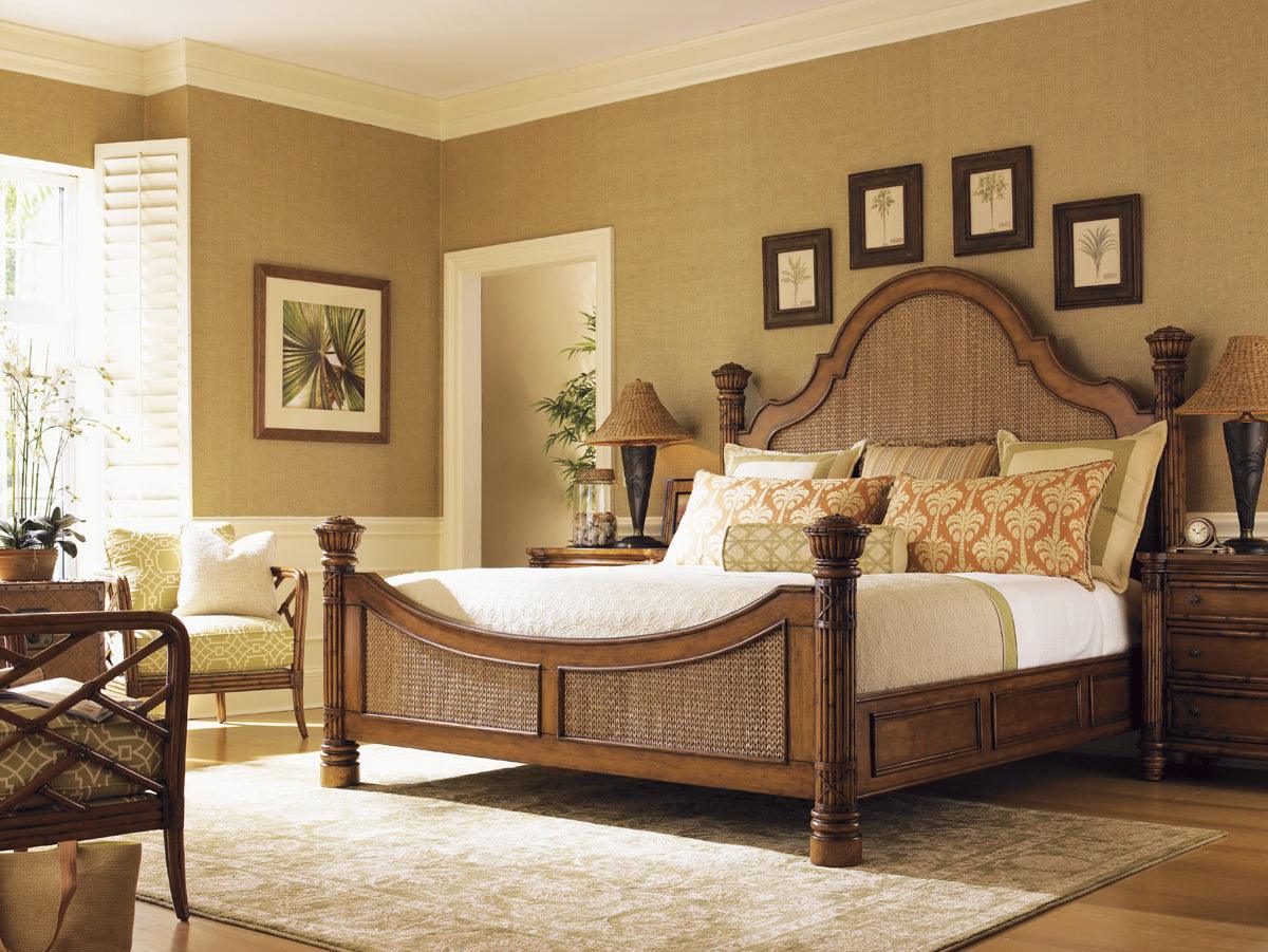 Tommy Bahama Home Island Estate Round Hill Bed BEDS