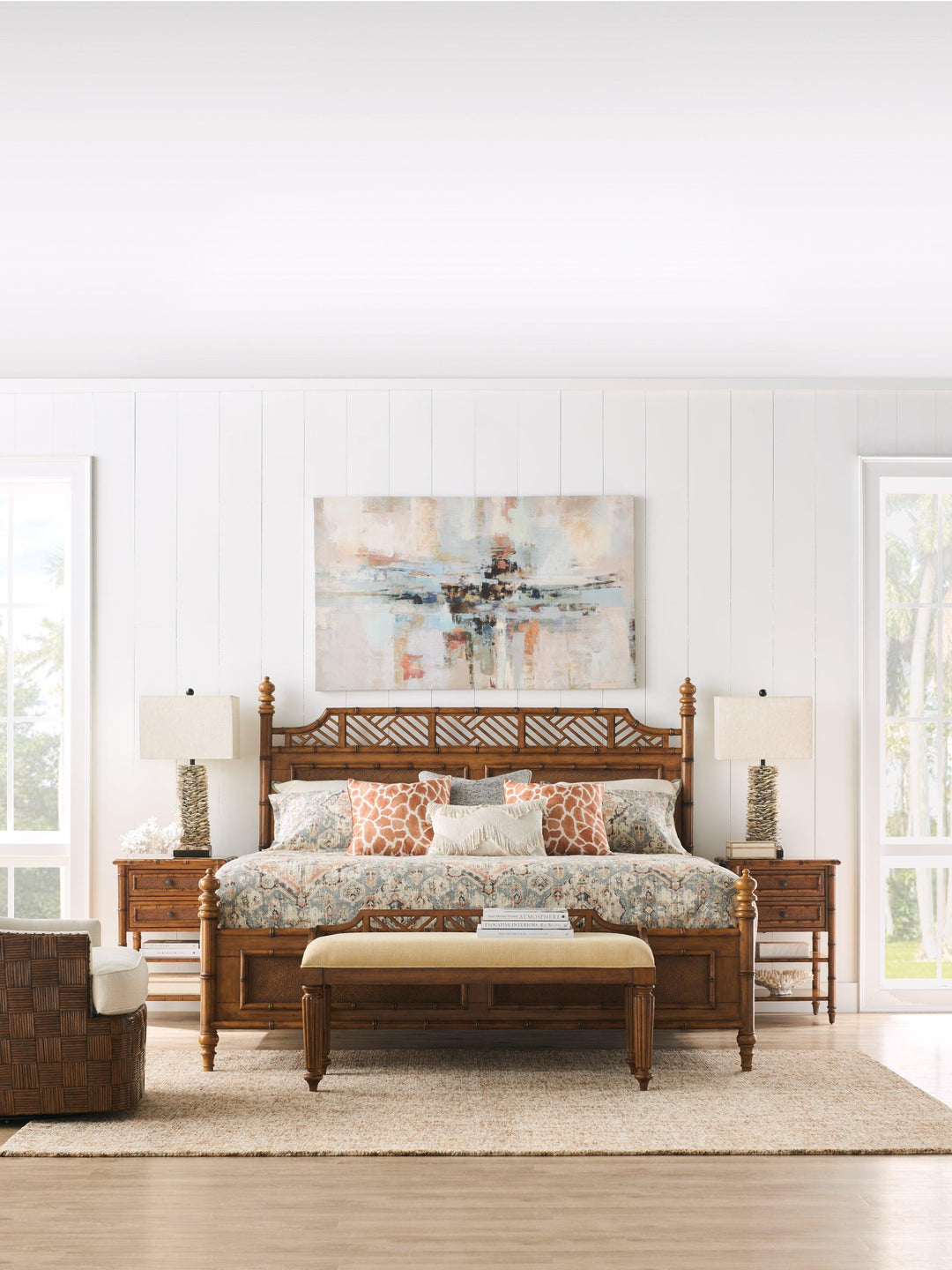 Island Estate Ginger Island Bedside Table - AmericanHomeFurniture