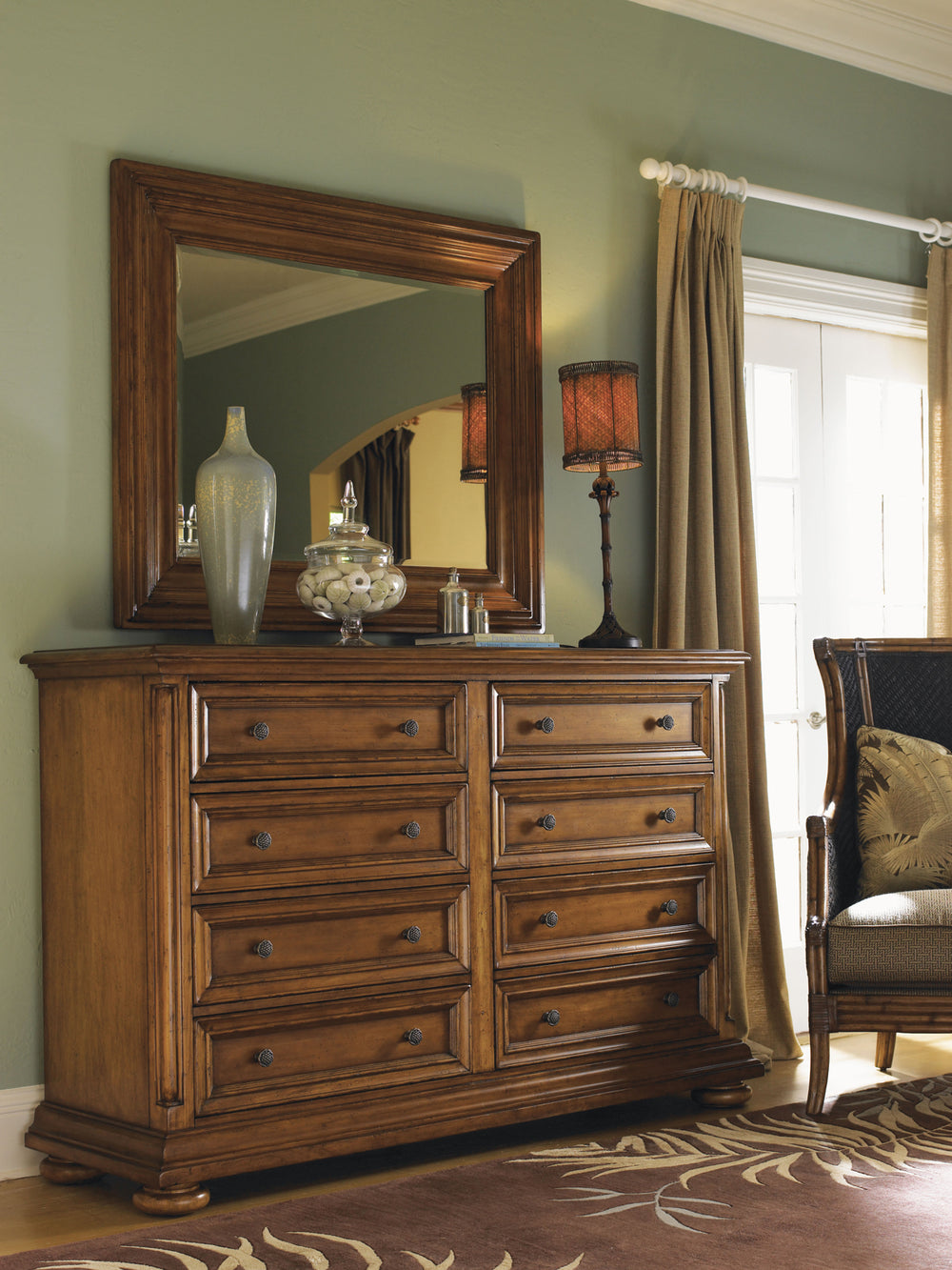 American Home Furniture | Tommy Bahama Home  - Island Estate Martinique Double Dresser