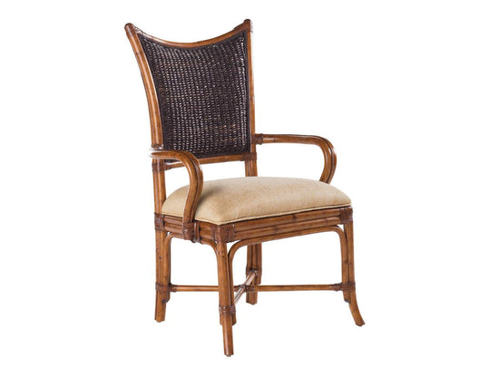 Tommy Bahama Home Island Estate Mangrove Arm Chair - Set of 2 DINING CHAIRS