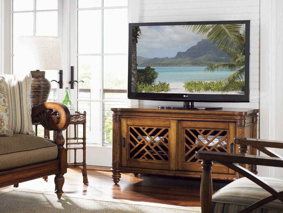 Tommy Bahama Home Island Estate Grand Bank Media Console MEDIA + TV STANDS