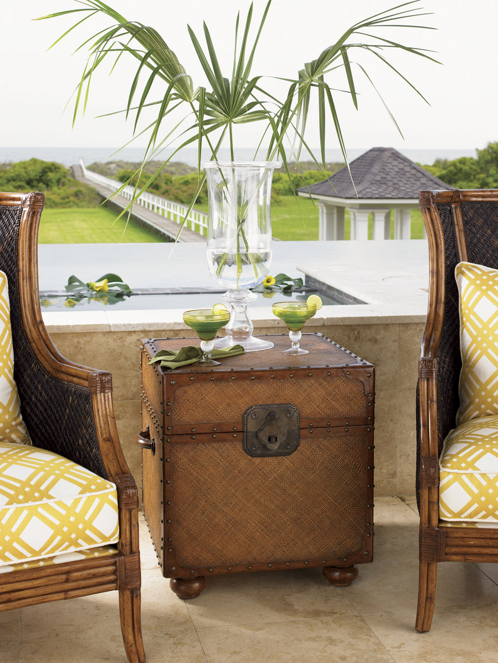 American Home Furniture | Tommy Bahama Home  - Island Estate East Cove Trunk