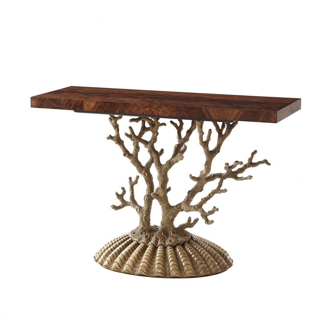 Atoll Console Table - Theodore Alexander - AmericanHomeFurniture