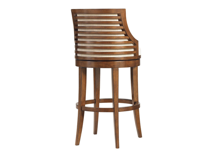 American Home Furniture | Tommy Bahama Home  - Ocean Club Cabana Swivel Bar Stool