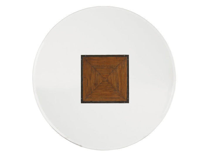 Ocean Club South Sea Dining Table With 60 Inch Glass Top - AmericanHomeFurniture