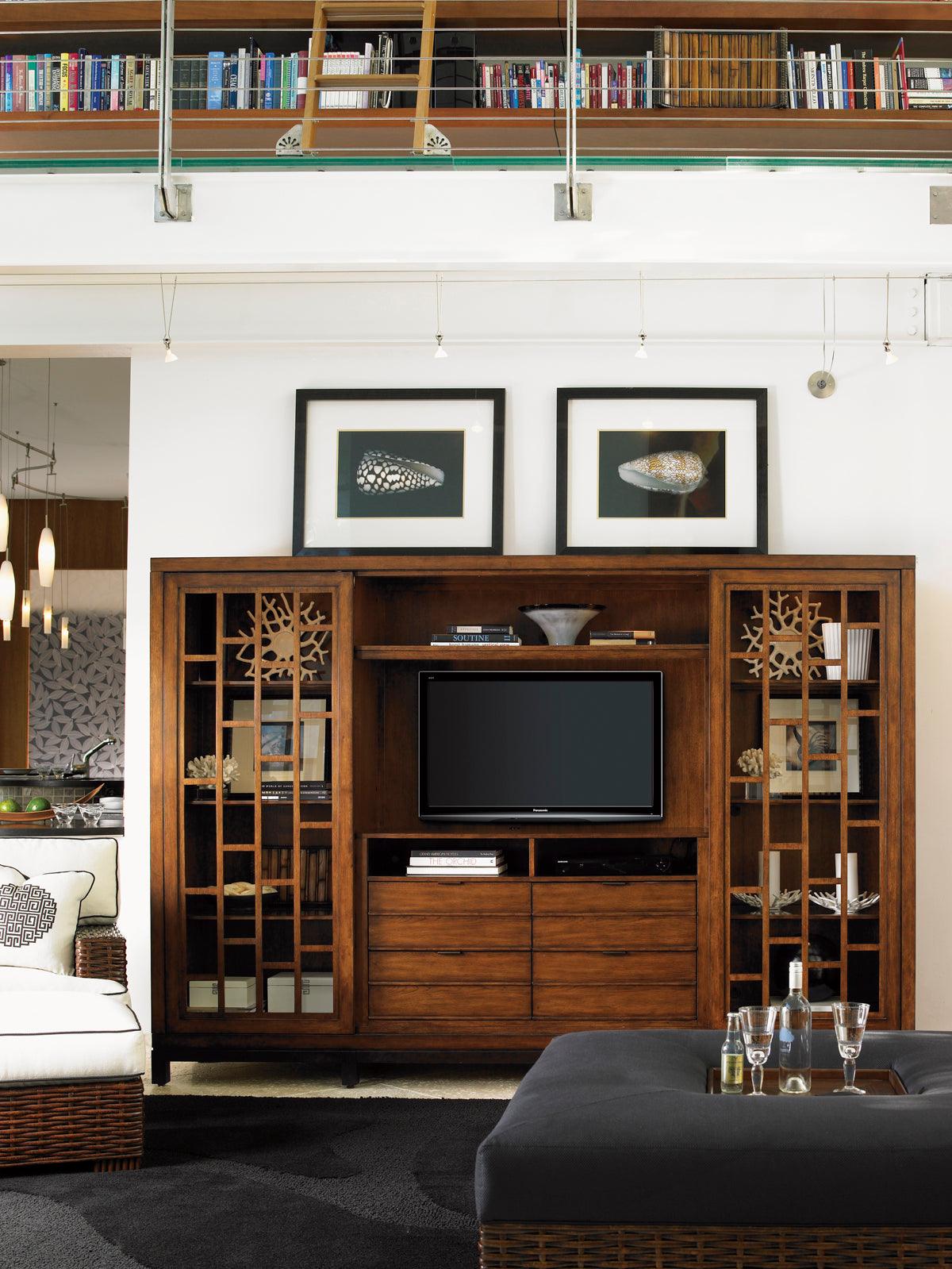 Tommy Bahama Home Ocean Club Point Break Entertainment Center MEDIA + TV STANDS