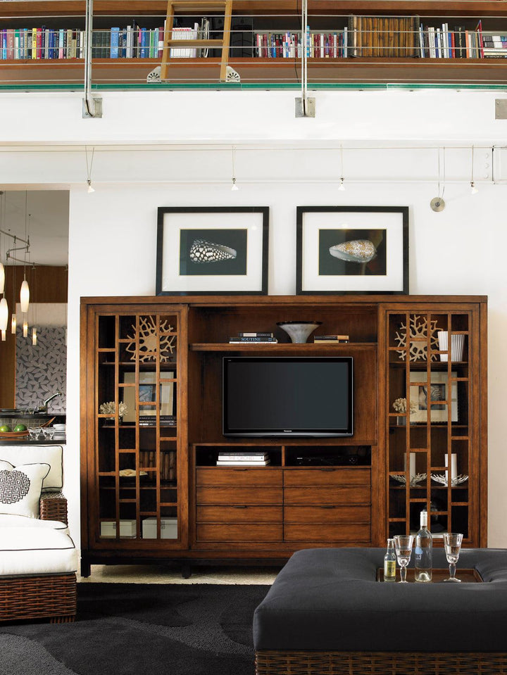 Ocean Club Point Break Entertainment Center - AmericanHomeFurniture