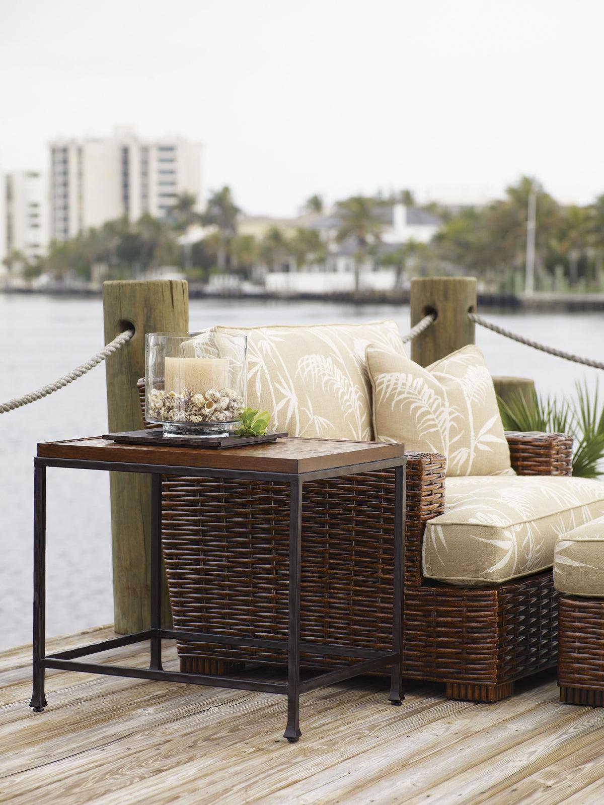 Tommy Bahama Home Ocean Club Ocean Reef End Table ACCENT TABLES
